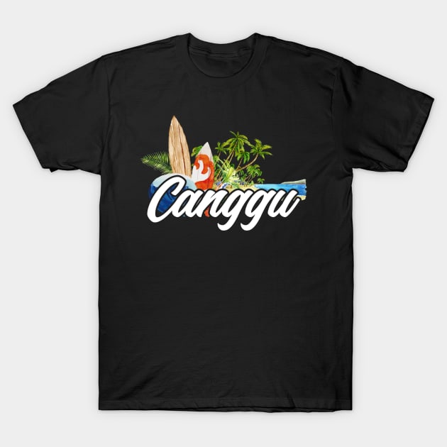 Canggu surf. Surfing the waves of Canggu . Perfect present for mother dad friend him or her T-Shirt by SerenityByAlex